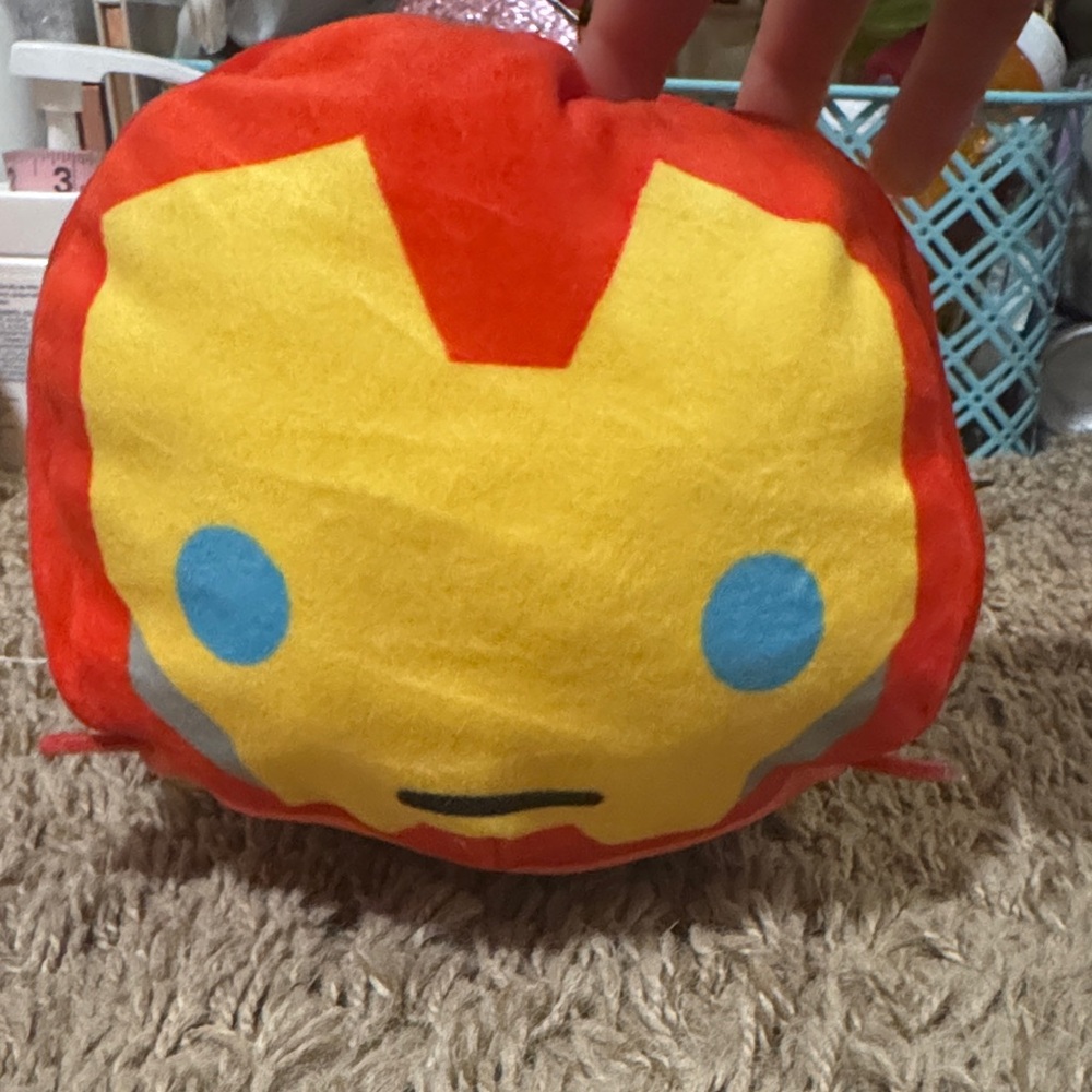 Disney Red and Yellow Stuffed Toy